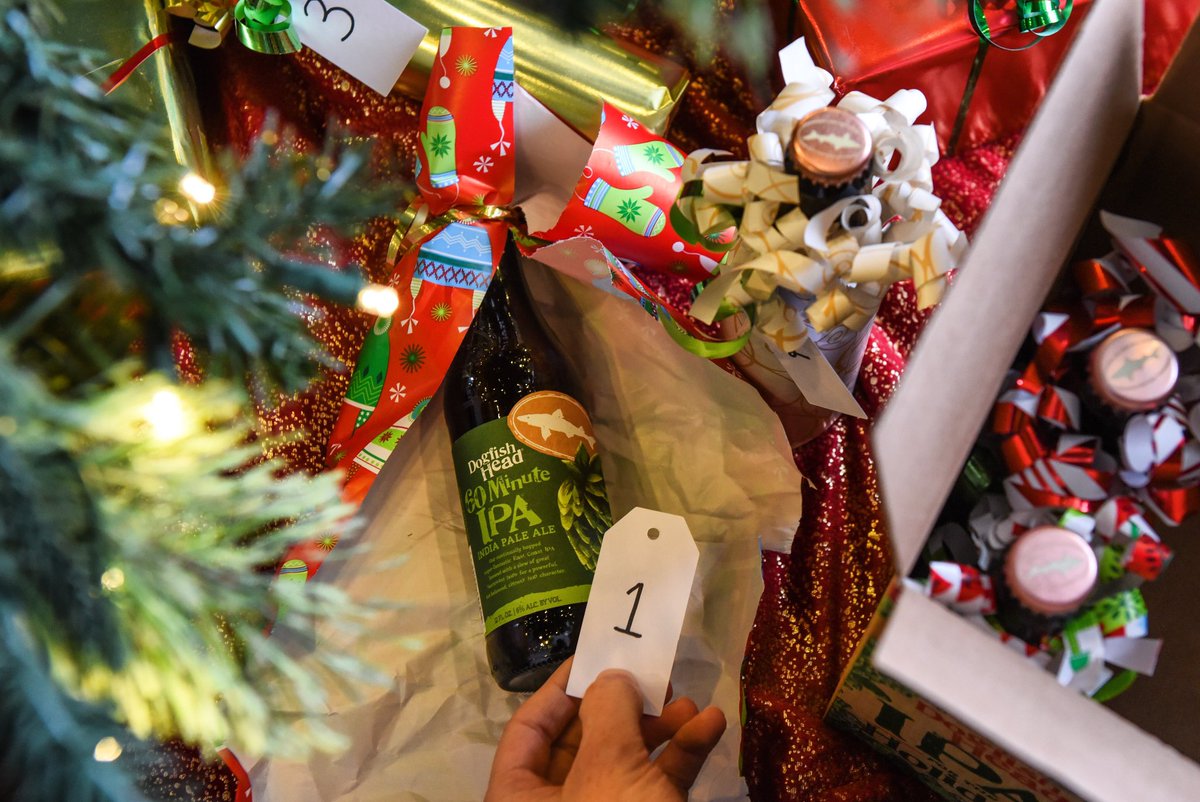 This year’s advent calendar is off to a delicious start! 🎁🎅🎄🍻 #craftbeer #offcentered