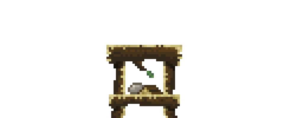 pocok_gamedev's tweet image. Hello Everyone! I'm still working on the textures for my game.😭😫 But I won't leave you hanging. Here is the Tier 1 Crafting bench (plain wood). Maybe finished maybe not.🤨This is why everything takes so long for me... #indiedev #indiegame #pixelart