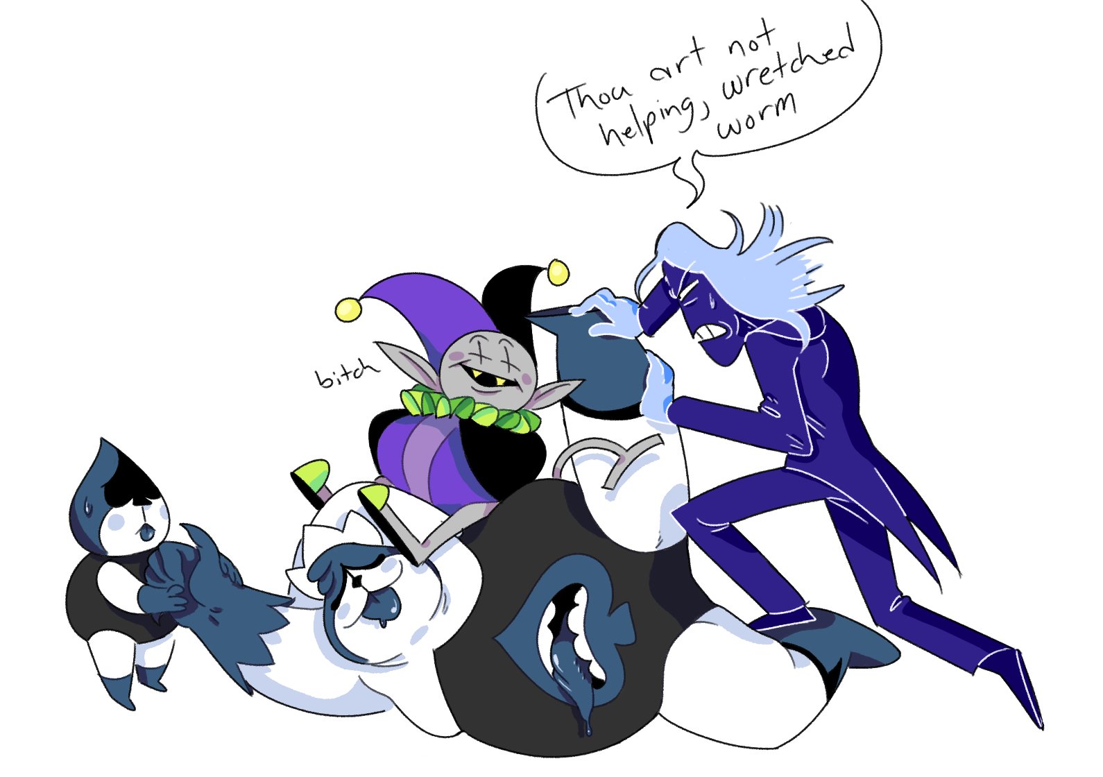 Haley On Twitter Rouxls Kaard Lancer And Jevil Kinda Helping To.