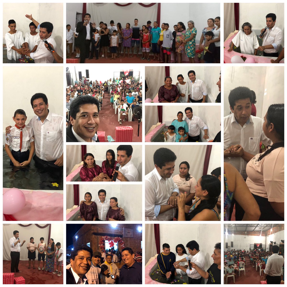 Noite de muita festa no céu e na igreja de Mamoud Amed 1. Deus nos abençoou com 24 novas pessoas que selaram o compromisso com Jesus através do batismo. Louvado seja o nome do Senhor!
#DistritoAraújoCosta #Batismo #Discipulado #NoiteDeFesta #Evangelismo #Missão #CRM #PorAmor