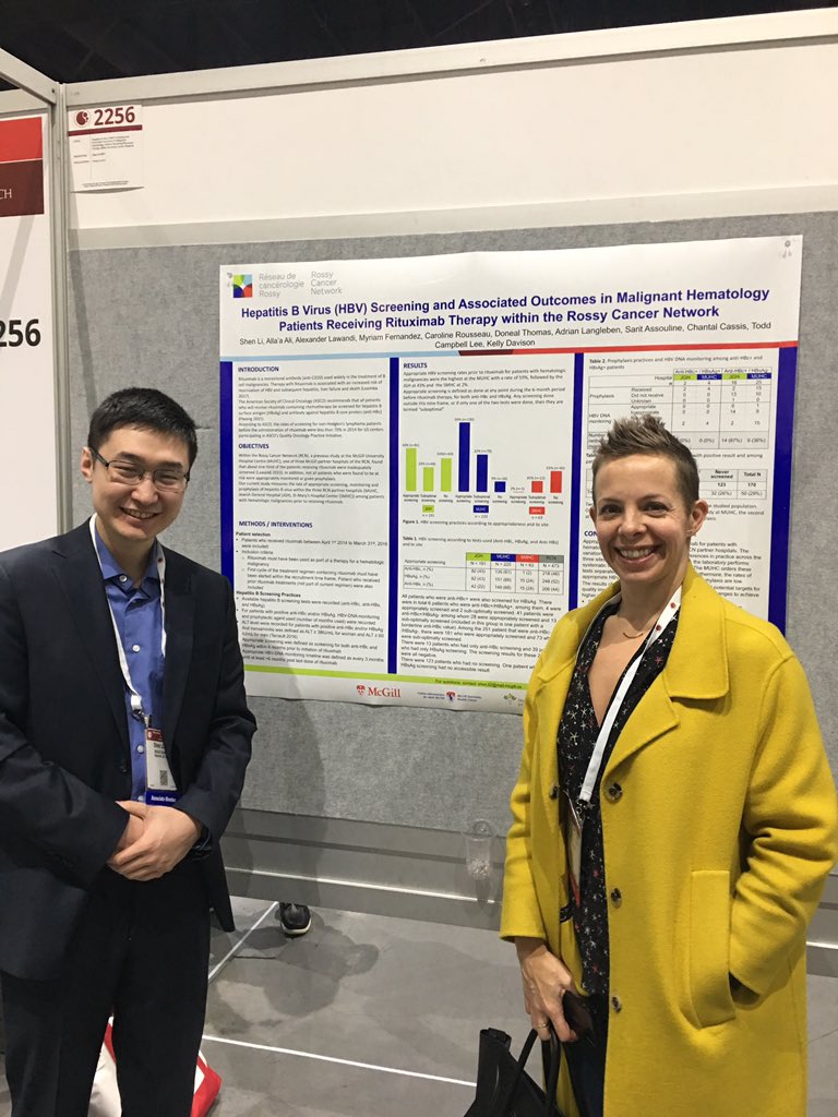 sholzberg's tweet photo. Standardization of HBV testing prior to Rituximab is crucial. Great work by Dr. Shen Li and @DrKellyDavison. My alma mater ❤️. https://t.co/s6hYcTGHvO
