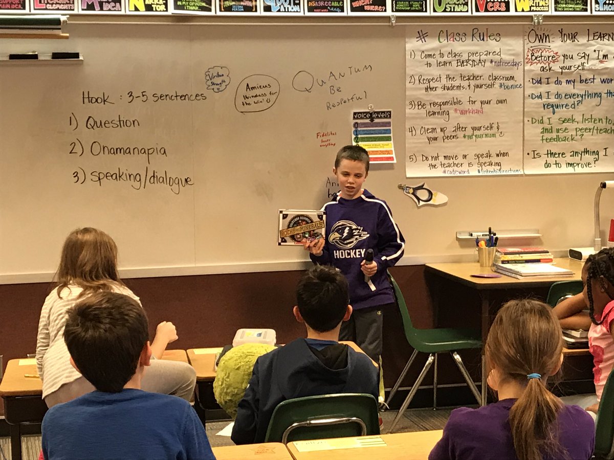 MrsStrigle's tweet photo. Class Reward: Show and Tell 😊😁
*rock collection, skit, rubberbands, makeup* https://t.co/FoatXmDT1Z