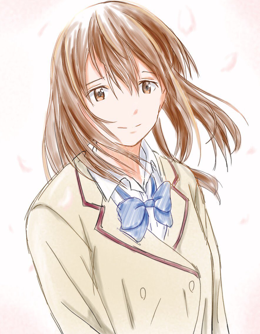 Take 桜花画廊 A Twitter 岡さんのご本の表紙を見て髪の毛遊ばせてみたくなった 最近色鉛筆系も雰囲気でるなあと思ってきました 君の膵臓をたべたい 山内桜良