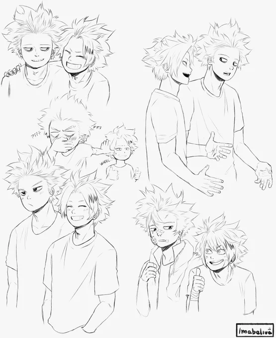 Bless them.

#BokuNoHeroAcademia #bnha #MyHeroAcademia #MHA #KaminariDenki #ShinsouHitoshi #shinkami 