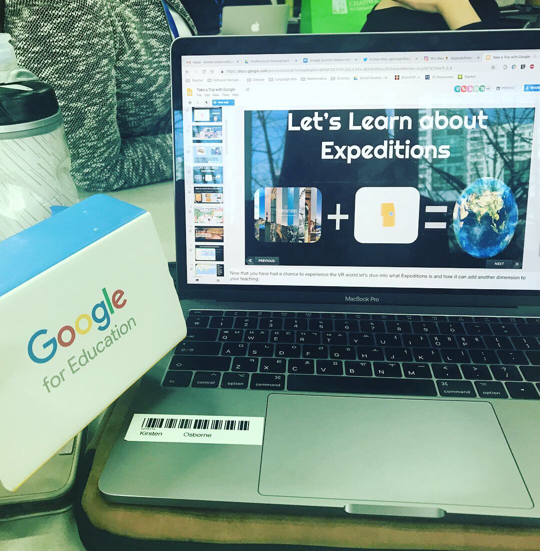 mrsries_edu's tweet photo. My first #GooglePD this weekend has been packed full of learning with many tips, tricks and resources I will be using ASAP! Expeditions is one mind blower to name a few 🤯#CIhosts can’t wait for the next one. https://t.co/hdXUv15JnL