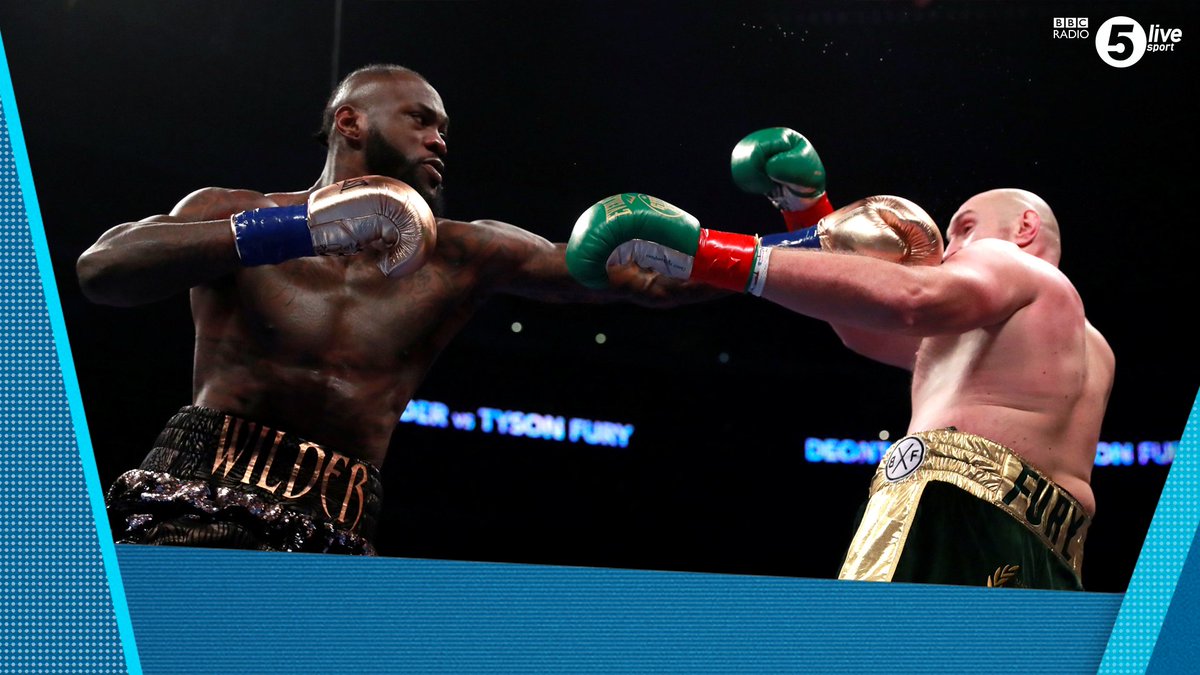 5liveSport's tweet photo. "Fury's jabbing successfully, he's feinting successfully, he's boxing superbly"

@AndyLeeBoxing and @AbelTheSummit both have Fury ahead after three rounds.

🥊 Follow the fight live: https://t.co/0kUniX6SeW and on @BBCSounds. #WilderFury https://t.co/8ZICNCFqkH