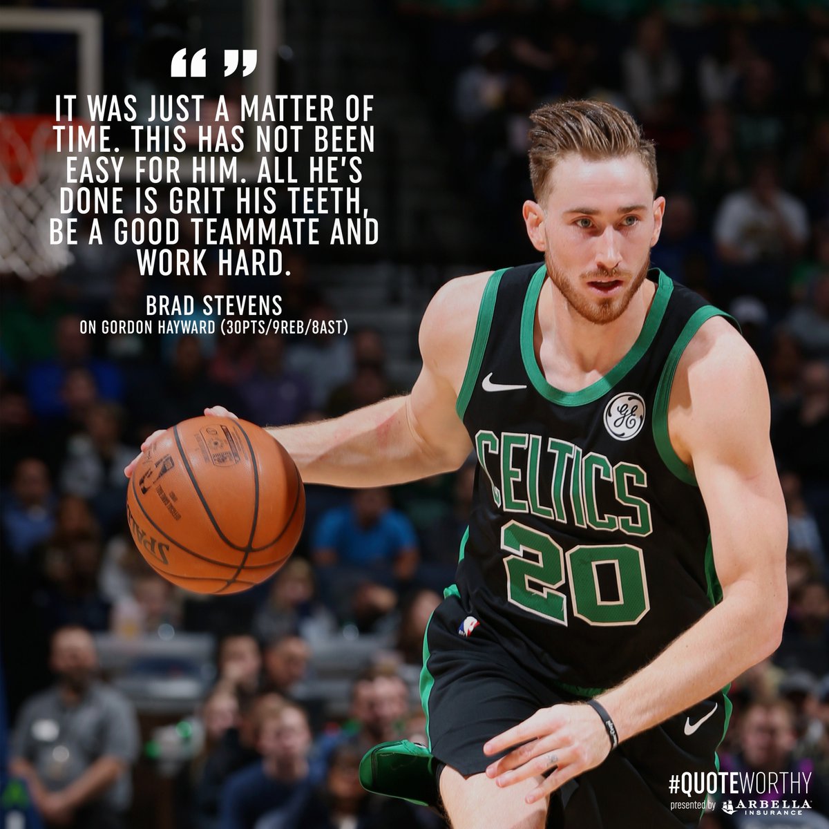 Gordon's recognition tonight is well-deserved.