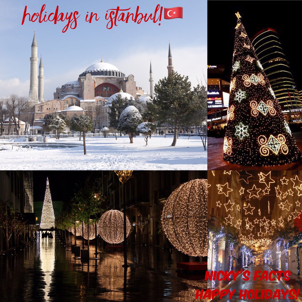 happy holidays from istanbul turkey happyholidays christmas christmascountdown happy holidays christmas countdown holiday