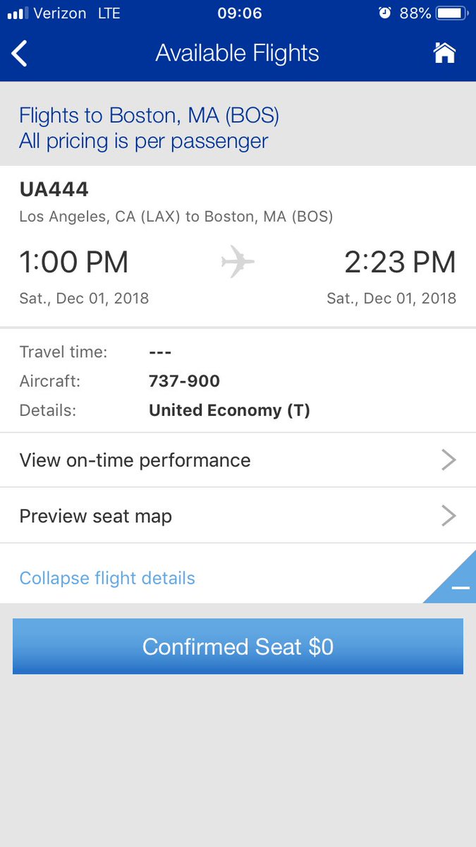NetOpsGuru's tweet image. ⁦@united⁩ was offering a #timetravel flight today. #appbug #confirmedseat