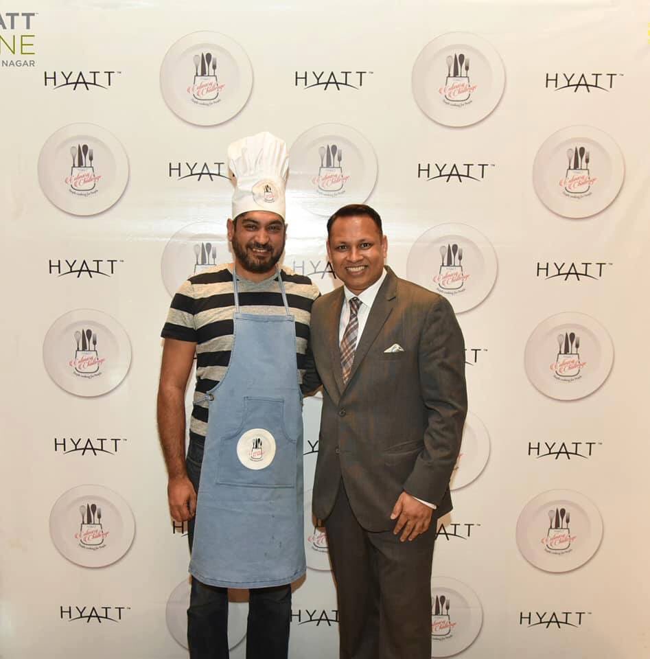 HyattPune's tweet photo. #HyattPune wishes @tarun_d_sharma  the very best for the Grand Finale of Hyatt Culinary Challenge 2018 at @ParkHyattHyd . #Pune is proud of you to keep alive the spirit of #cookwithhyatt https://t.co/JO7yX1XIAW