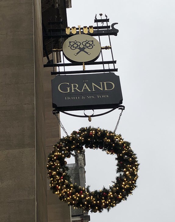 A  G R A N D  D E C E M B E R !! 🎄

We’re so proud to be working with the awesome team at @TheGrandYork this month! #Corporate #events,dinners,afternoon tea and #weddings-we’ve got them covered!! 
Check out their website for what’s on and join in with the 5 star Christmas fun!