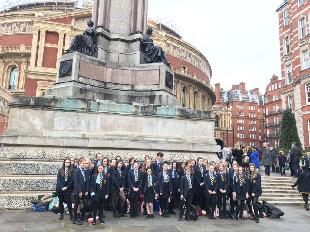 BHBSTechnology's tweet photo. School choir at the Albert Hall. https://t.co/Yw3iydhGUv