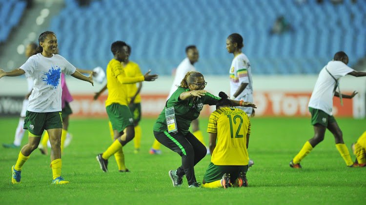 gaxa_pa's tweet photo. Hard luck @Banyana_Banyana , we are still immensely proud of you for reaching the finals. You've put up a brave fight throughout the tournament.

#PaGaxaFoundation 
#AWCON2018Final 🇿🇦👏⚽ https://t.co/aGi11Fh5WE