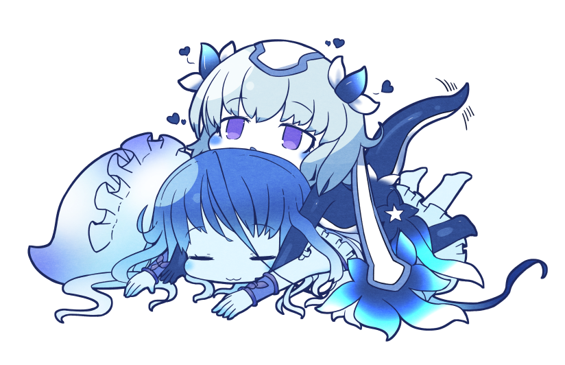 Akihiyo カツオノエボシとアオミノウミウシ