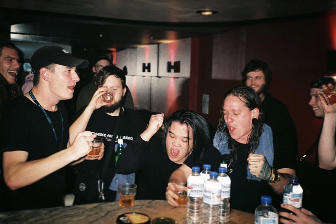 PolarisAus's tweet image. Minutes after walking off stage at our last show of the year in Melbourne. It has been a WILD year. Bring on 2019 🍻📸 Nuha Borundia #surprisebungee #35mm