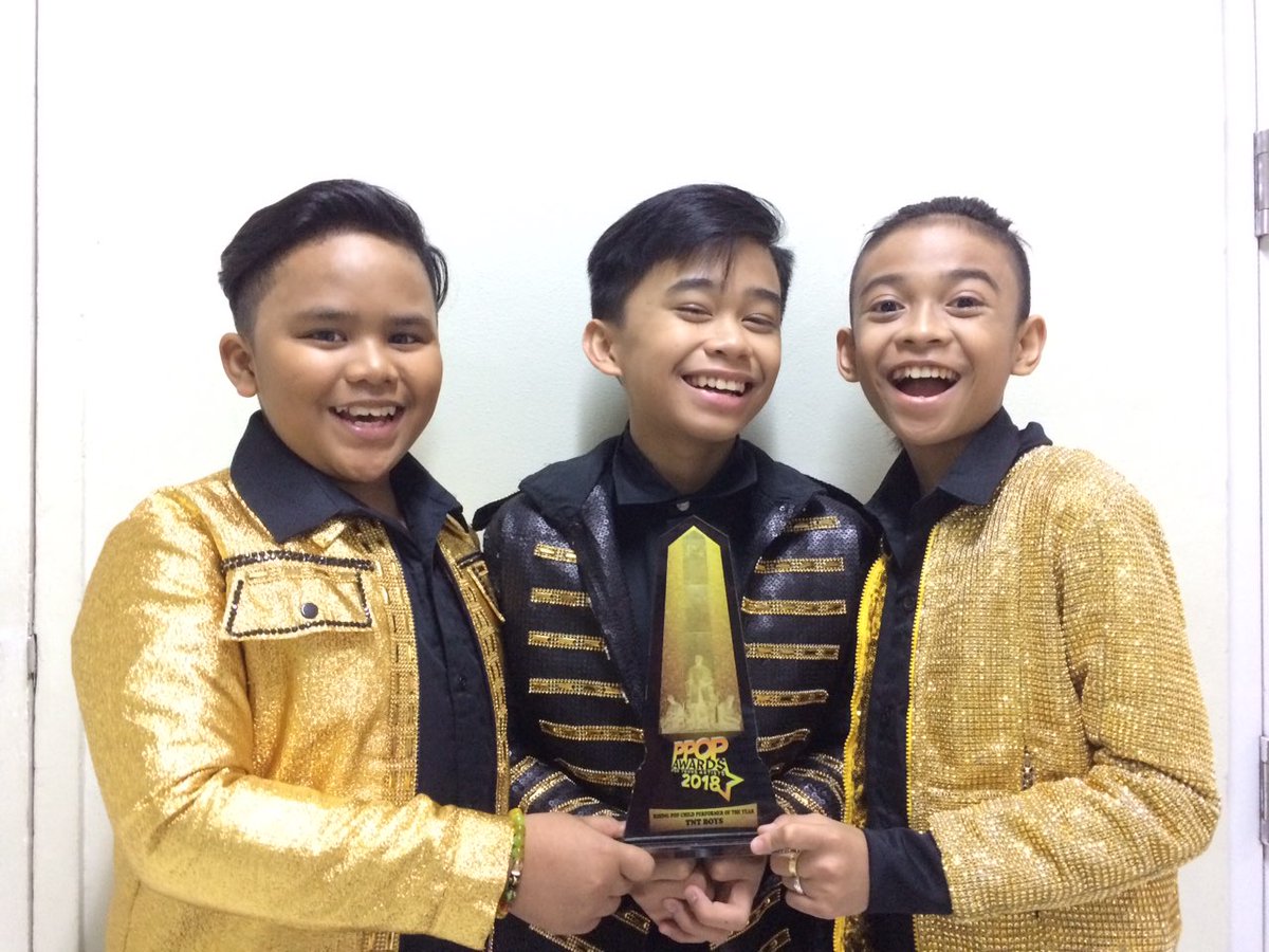 polarisabscbn's tweet photo. Congratulations @TheTNTBoys for being the recipient of Rising Pop Child Performer of the Year Award last #PPopAwards2018!
We are so proud of you! https://t.co/FQrPvrSX7a