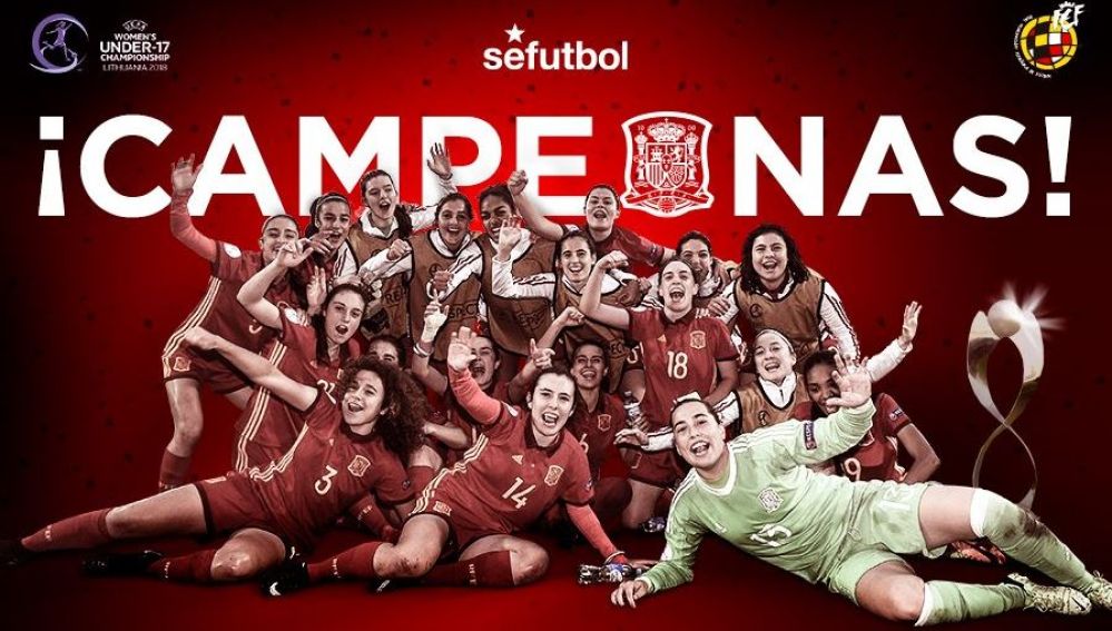 ¡¡Enhorabuena Campeonas del Mundo sub-17!! El fútbol femenino español también empieza a hacer historia.