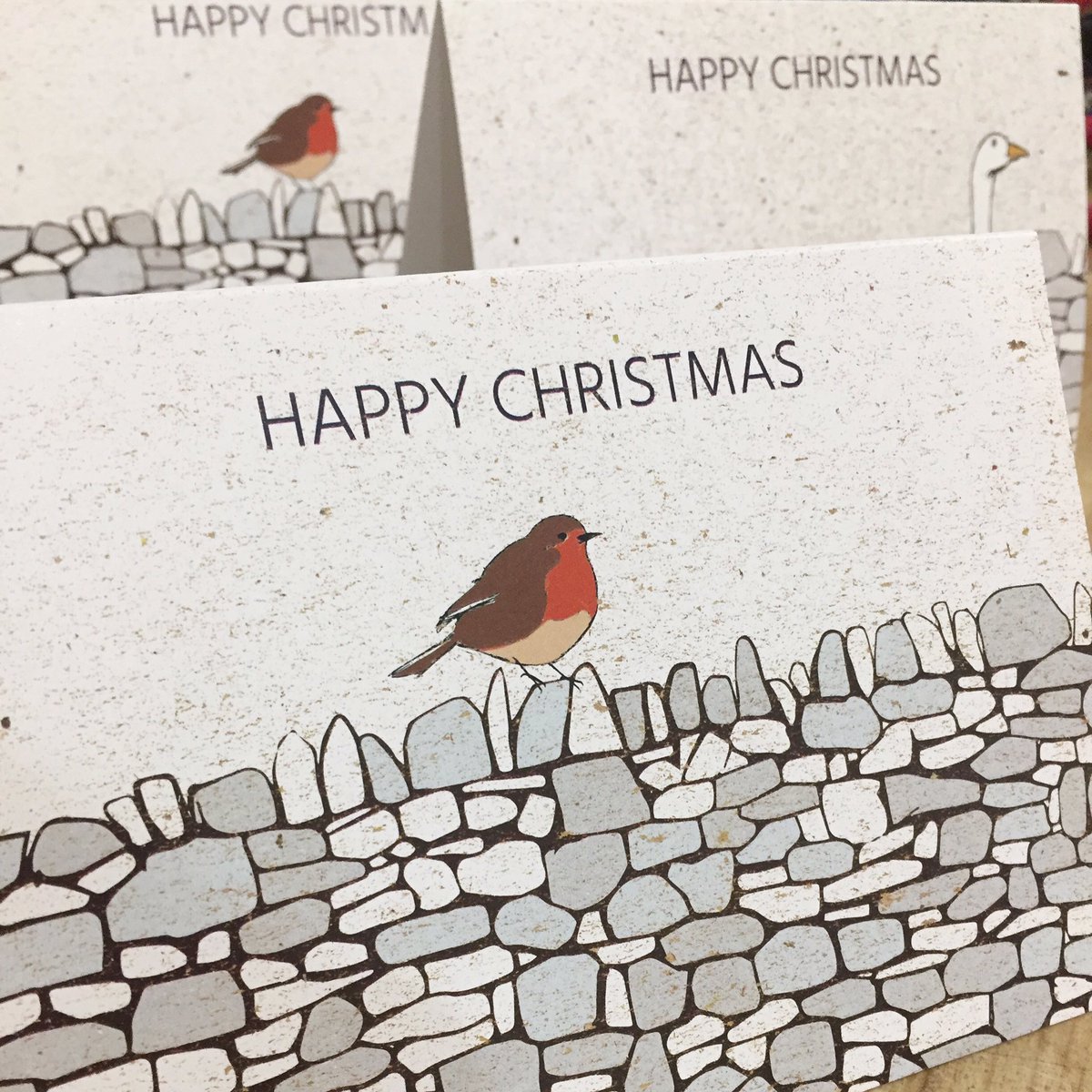 It’s that time of year. Christmas Cards everywhere. Drystone wall cards &amp; more back in stock on the website afarmersdaughter.co.uk