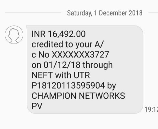 Champcash_App's tweet photo. Payment proof of Champcash. https://t.co/3WqOa69RmD