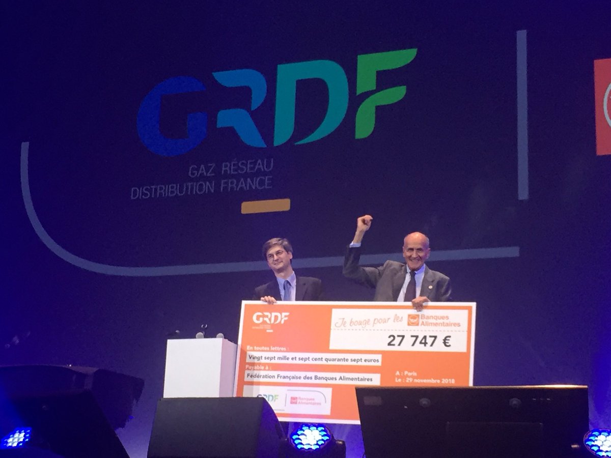 #GRDF partenaire depuis 10 ans de la #banqueAlimentaire. Sur le terrain ensemble pour la collecte.