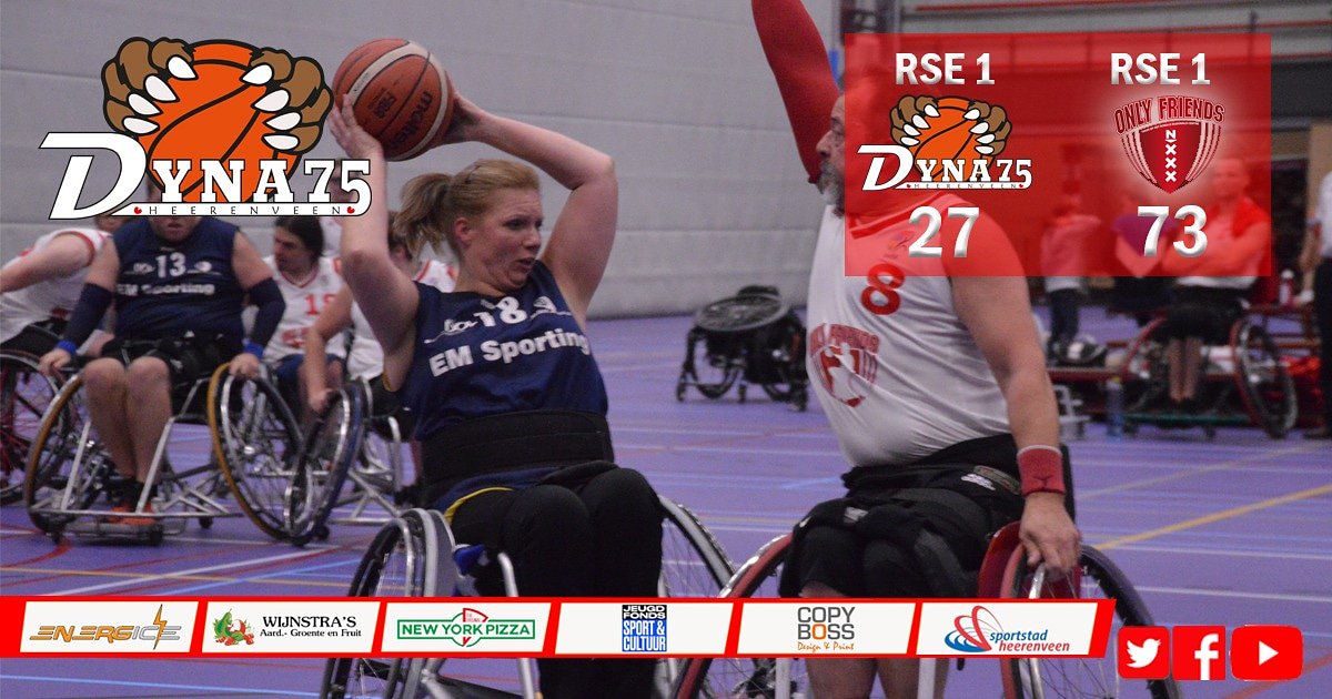 Ook onze #Rollers kwamen in actie. Helaas maakten zij geen kans tegen <a href="/scOnlyFriends/">Only Friends</a>