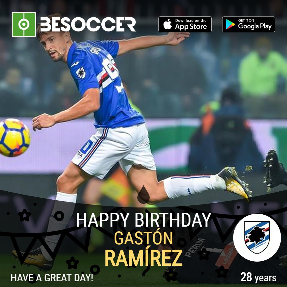 Happy birthday to Gastón Ramírez!  