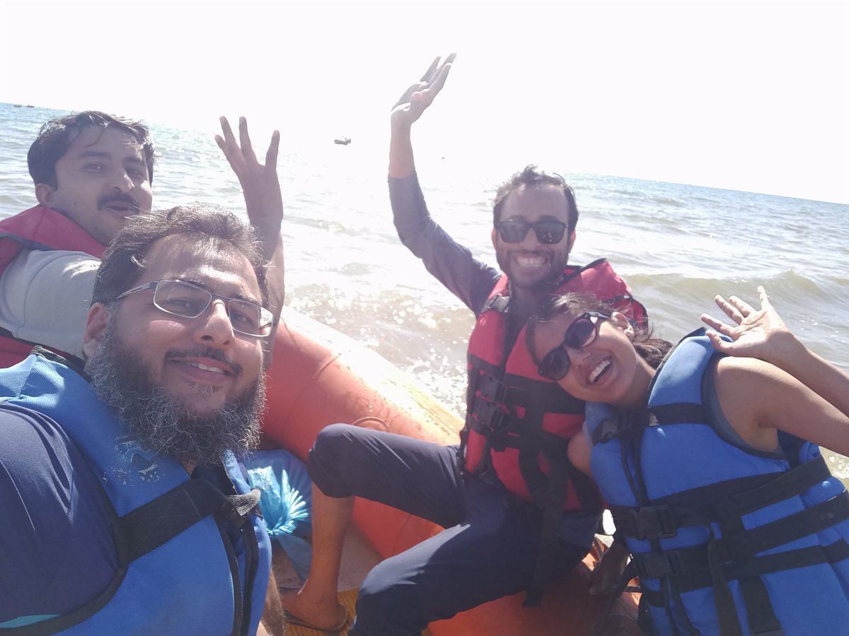 DiscoMaulvi's tweet photo. First ones on the boat #ADayWithPALS #Karachi https://t.co/xPxxBlnYHM