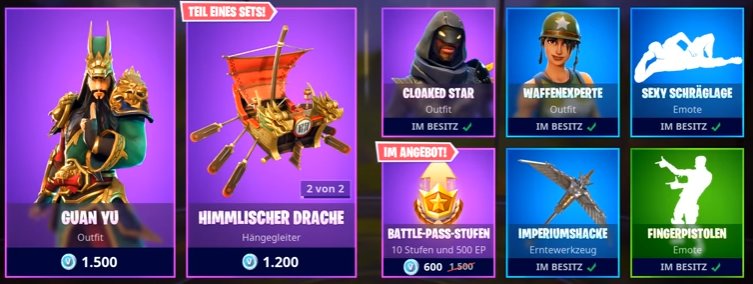 Sympinite's tweet photo. Im heutigen #Shop von #Fortnite erwartet euch ein ganz neues #Skinset!
Was haltet ihr von diesem?
Ich wรผnsche euch einen guten Start in den #Sonntag.
#Sympicort_tv #Sympiarmy #Shoptime https://t.co/dCGBzpHAZs