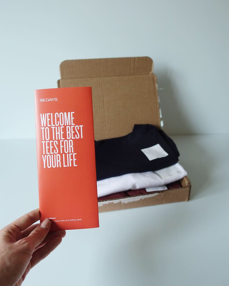 Recycled T-shirts as a service 👕 | A review of @for___days out now: instagram.com/p/BrLWpoBgKor/