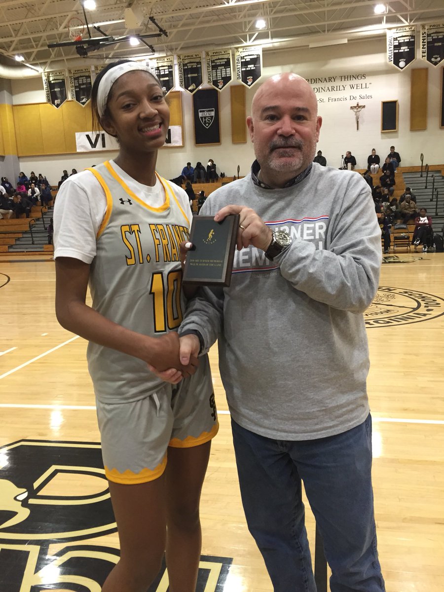 ArtTurnerTipoff's tweet photo. Game 13 Players of the Game Presented by @wglenergy 

Angel Reese (St. Frances)
Jess Charles (Life Center) https://t.co/GPZXnV4y3t