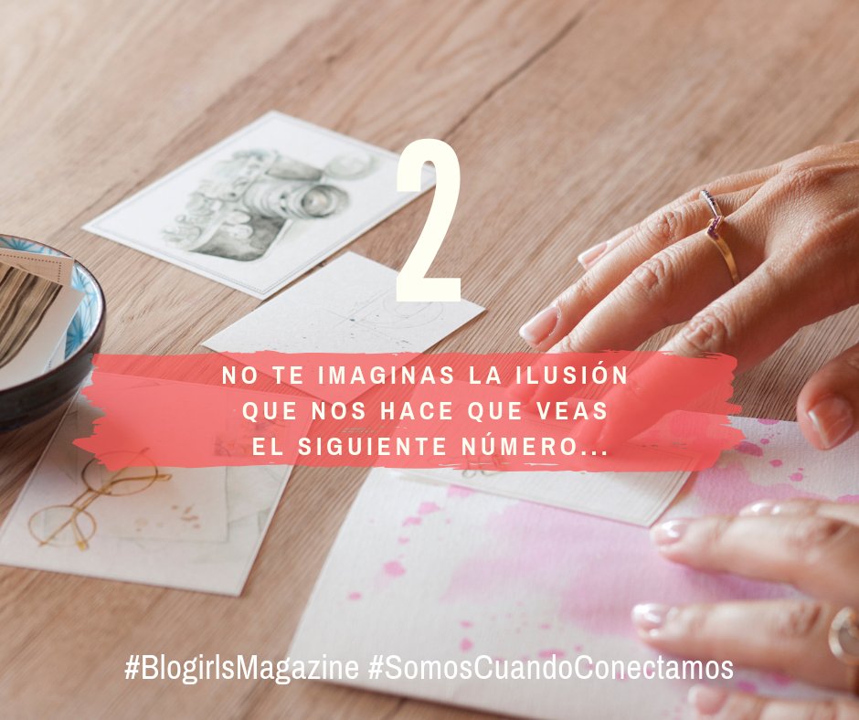 BlogirlsMag's tweet photo. ¡Ya no queda nada! 😀 

Este martes ya podrás leer el nuevo número de #BlogirlsMagazine 🙌 

#SomosCuandoConectamos https://t.co/jDnSz0Wz4H