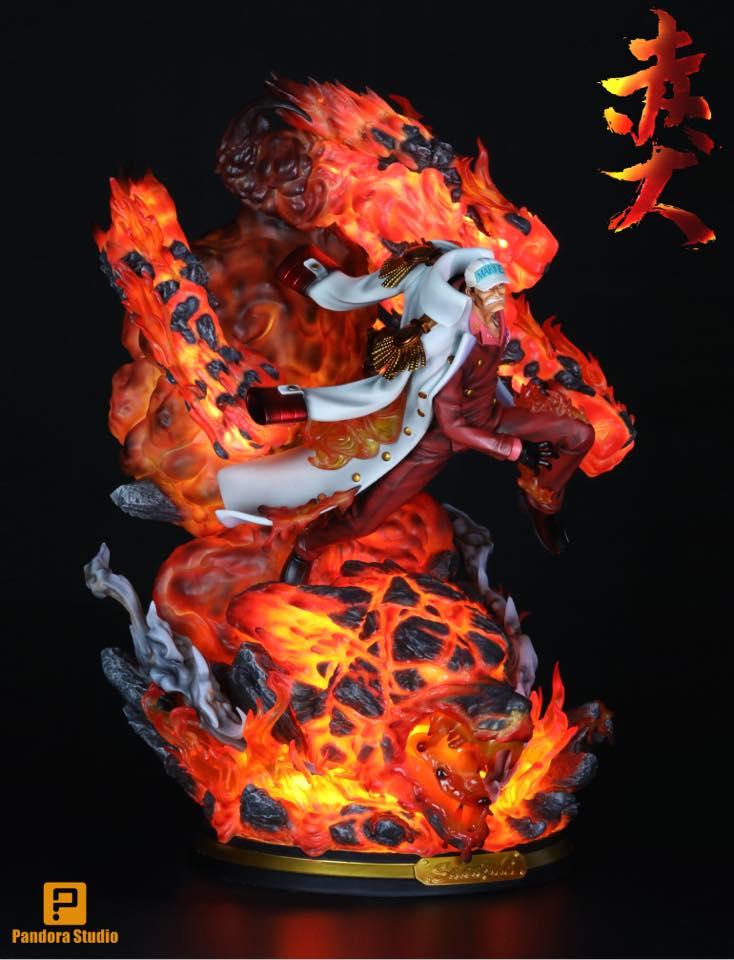 ċygi One Piece Twitterissa Mirar Que Pedazo De Figura De Akainu Es De Pandora Studio Y Esta Hecha De Resina Mide Unos 60 Cm De Alto Y Pesa Sobre