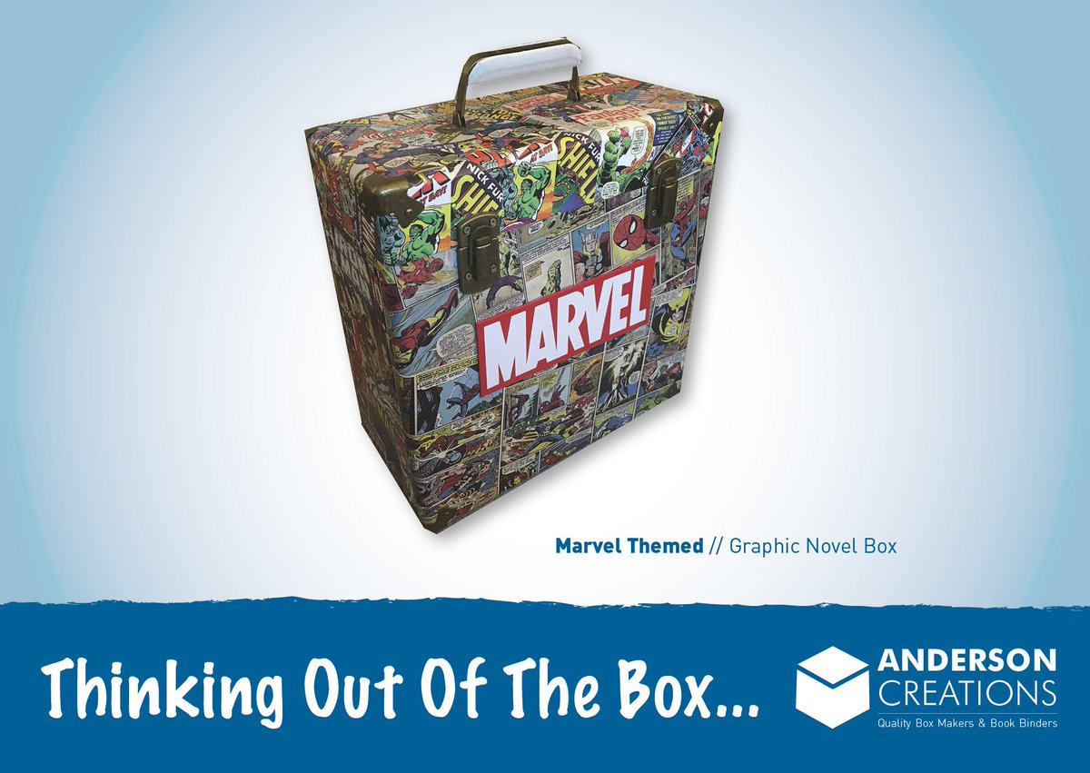 With the great Stan Lee sadly passing away last month... we thought we'd remind all you comic lovers out there of or Marvel themed box that we produced for MCM Birmingham Comic Con a couple of years ago | #ComicCon #Marvel #StanLee #Comics #GraphicNovels #Bespoke #Box #Glasgow