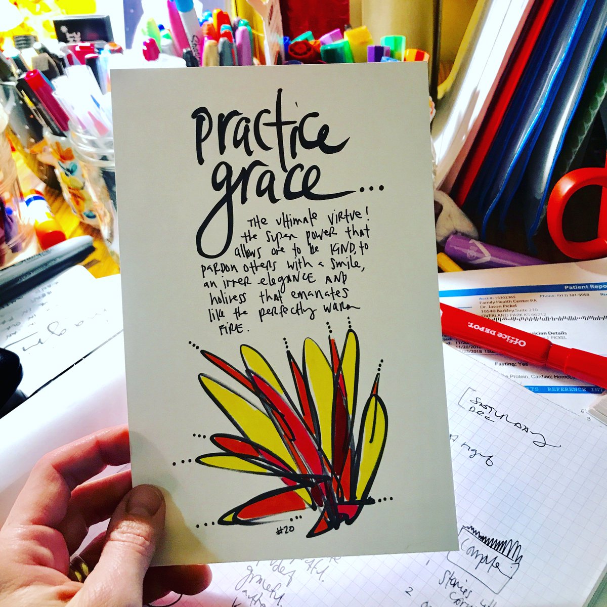 TheBlueRaddish's tweet image. PRACTICE GRACE. The ultimate virtue! The super power that allows one to be kind, to pardon others with a smile, an inner elegance and holiness that emanates like the perfectly warm fire. #radvirtues #100daychallenge #practicegrace #20