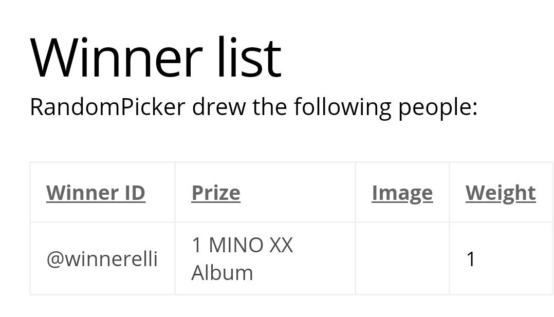 jg_choikwonsong's tweet photo. Congratulations @winnerelli 🎉
You won 1 MINO XX album
Please check your dm for other details. 😊 #REALLYREALLY100M #WINNER https://t.co/dS70XIMNFw