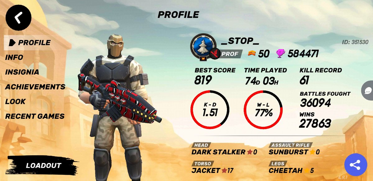 Finally I Got My clown fish ( Nimo ) 😄
Without Getting the 200 Frags At ALL 😤

Total Coins Spent For It 26K Code Red Coins 🤒

#GunsOfBoom_STOP_
