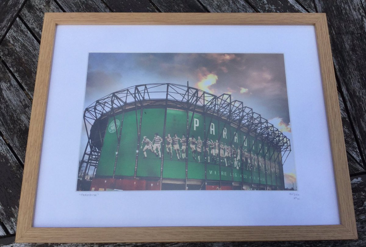 MichaelMacArt's tweet photo. Only ONE Celtic Framed Print remaining.  TWO Ibrox Ones left.
If you are stuck for a stocking filler drop me a DM. https://t.co/PvpbwJ5yBi
