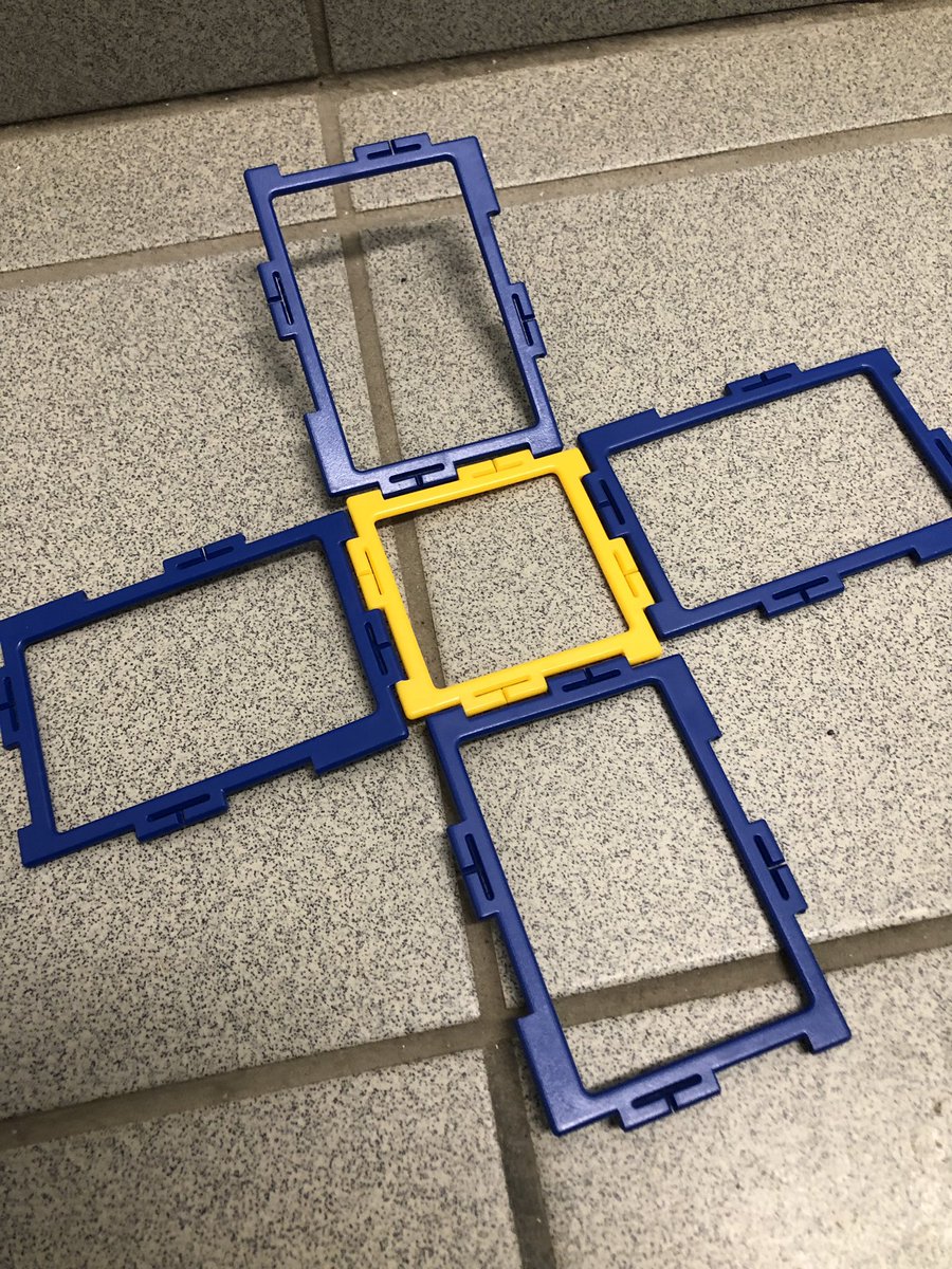 Mrs_M_Perkins's tweet image. Problem solving in Gr 7.  We removed the #’s &amp;amp; units of measure to first determine what the problem was really asking for - perimeter, volume, surface area?  Polydrons helped us visualize. @ndbrantford  #bhnessentialpractices