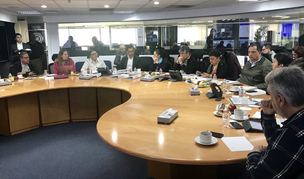 Esta mañana de domingo realizamos nuestra reunión del gabinete de Gobierno, Seguridad y Justicia en las instalaciones de la Secretaría de Seguridad Pública.