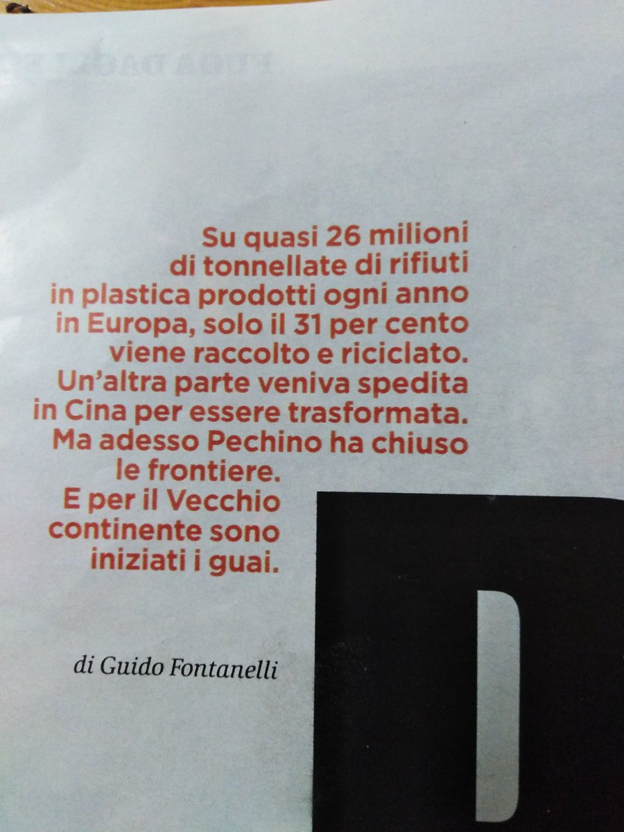 anto_lucarelli's tweet photo. La Cina non vuole più la plastica, la carta e il vetro da riciclare. Anche in Italia aumentano i depositi a dismisura e i loro incendi sono stati oltre 200 con danni notevoli ambientali. E si dice no ai#termovalorizzatori! https://t.co/G1Ads8gOJN