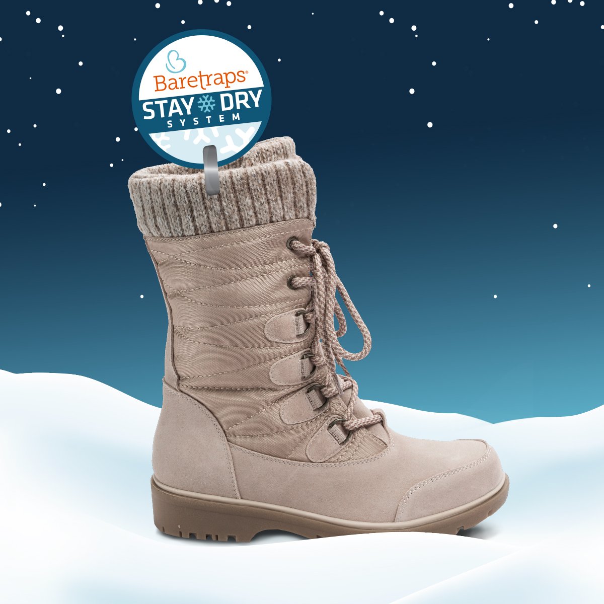 bare traps stay dry system boots