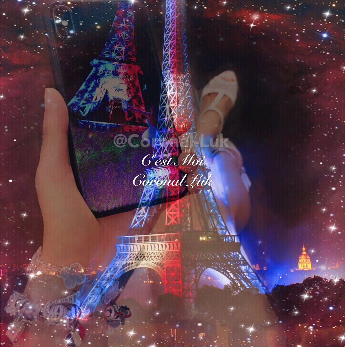 coronal_luk's tweet photo. 🇫🇷🗼❤️🐔💙🎆C'est Moi❹❷⓪Tu es mon seul trésor #2018FIFAChampion
#LaFeteNationale #Le14Juillet
#IphoneCase #Gift #Cadeau
#UnCadeauPrécieux
#EverythingForU
#JustForYou #OnlyYou
#Queen #Déesse #Goddesses #JeSuisGemini #📍❤️ #Paris
#JeAdore #冠一日為媽終身為辣# https://t.co/RRIuiqUx2L