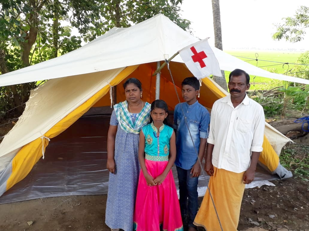 IndianRedCross's tweet image. 23 #KeralaFlood affected families in Alappuzha moved to new shelters being built by #IndianRedCross State Branch, about 224 families will receive shelter support in three worst affected districts through a very challenging operation
