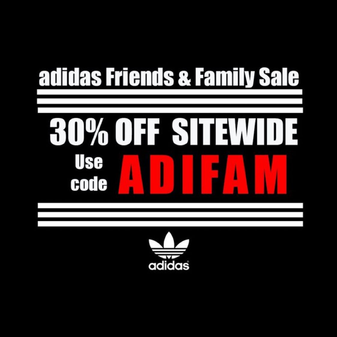 adidas friends and family 2018