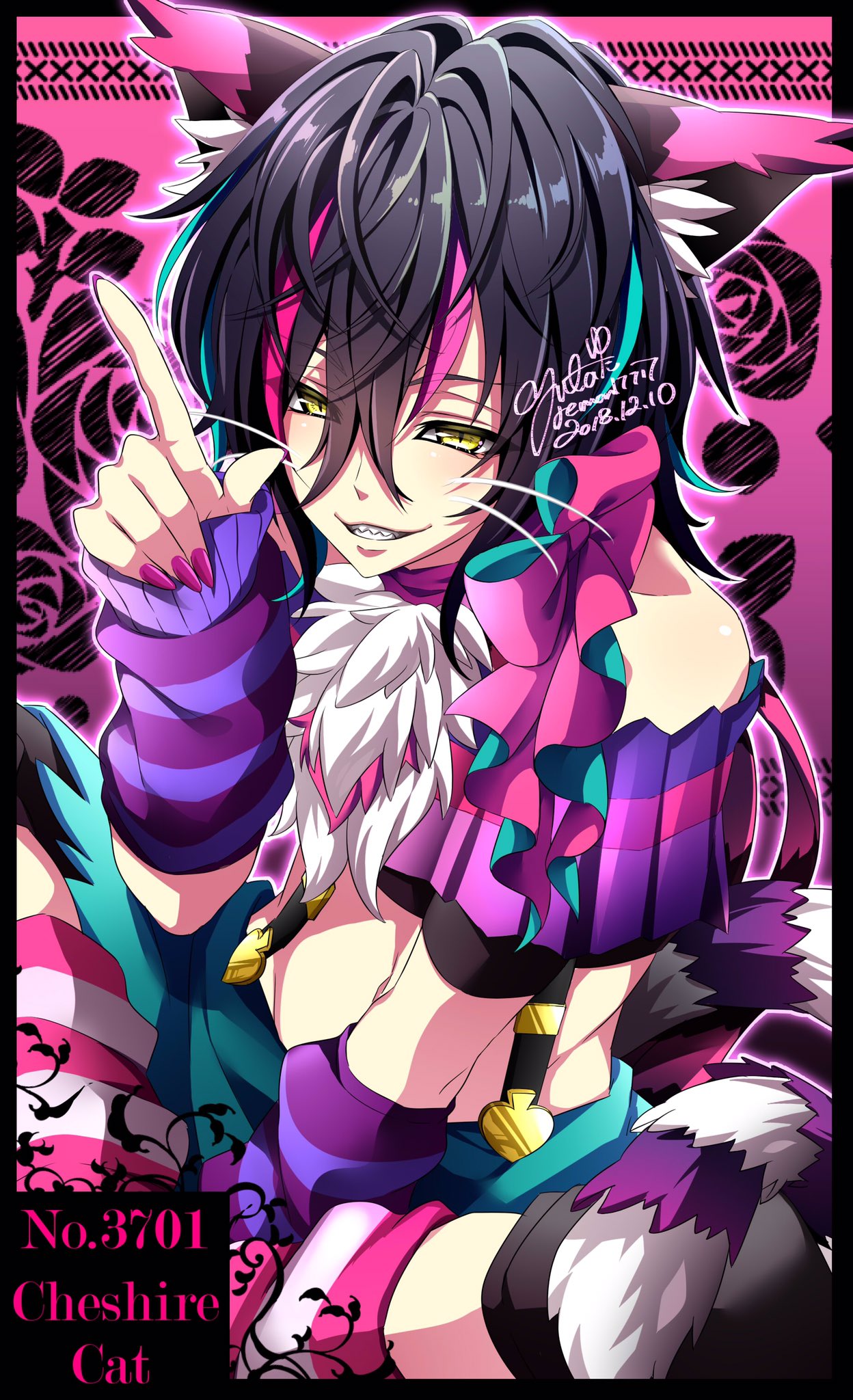 チェシャ猫 チェシャ猫ブローチ【限定カラー】 | Okuda Doll Shop