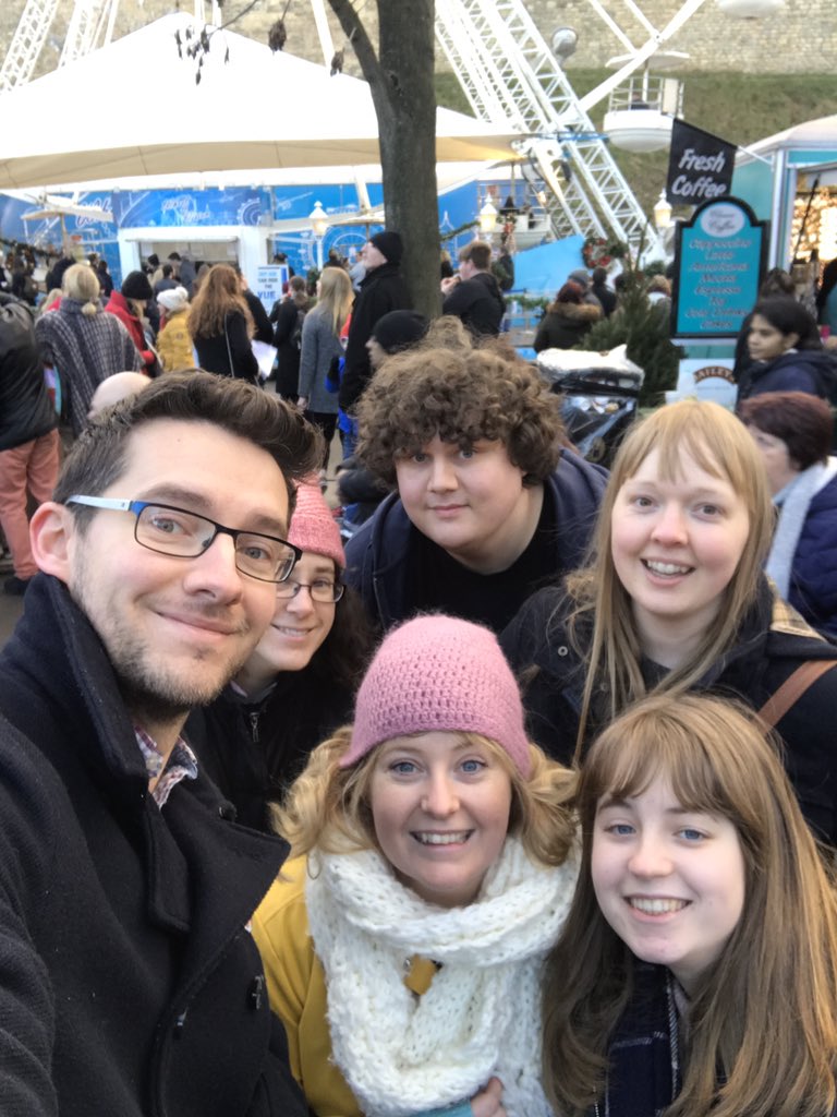IgnitionTCM's tweet photo. We had a fun trip up to #LincolnChristmasMarket this afternoon, featuring local food for lunch and humongous cakes 😁 https://t.co/loUut3yQ1J