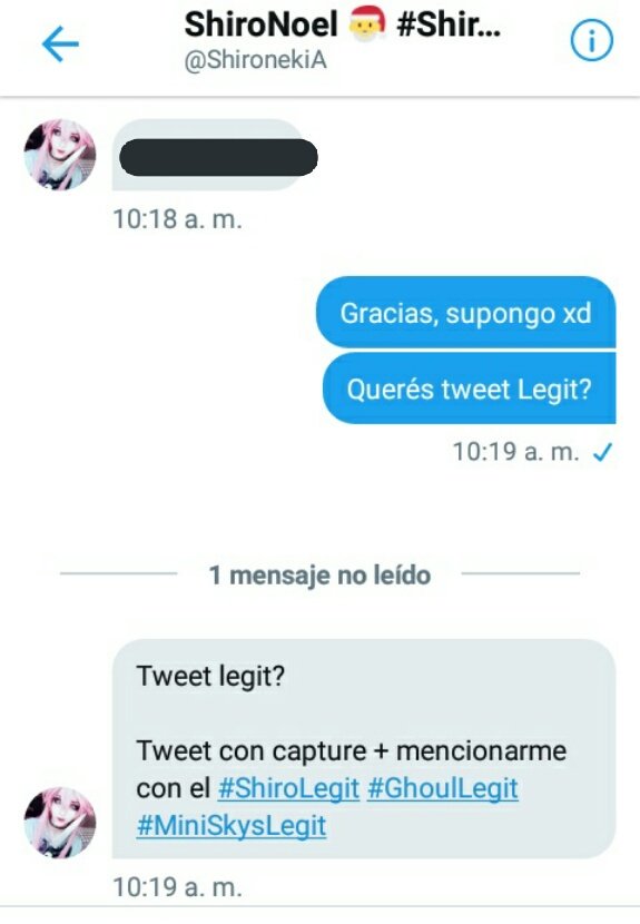 Danielevansok's tweet photo. #ShiroLegit #GhoulLegit #MiniSkysLegit @ShironekiA Gracias, supongo v: https://t.co/ET4po4Iqgz