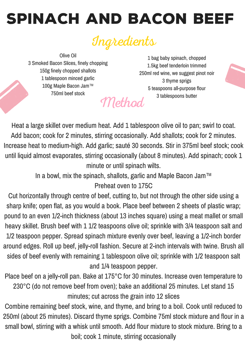 ON DAY 10 OF OUR #SweetChristmas COUNTDOWN we present to you one of our lovely founders recipes sing our Maple Bacon Jam 
#2daystogo