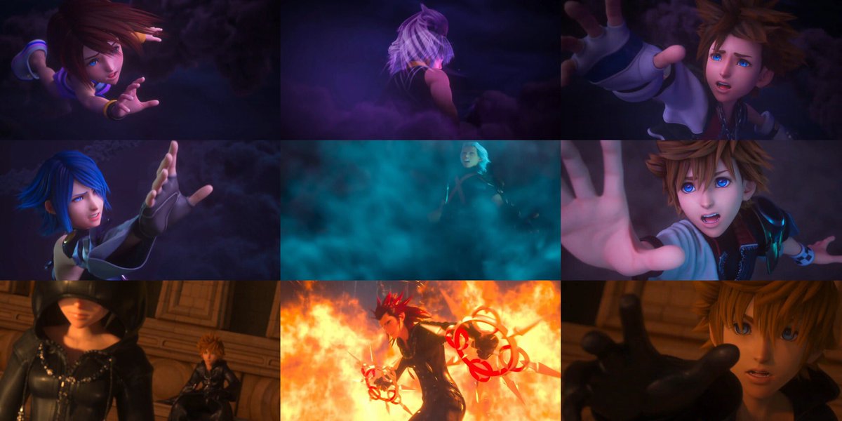 らふさん Laugh Away シオンlovers Twitter वर Kh Kh3 Opening オープニング カイリ リク ソラ アクア テラ ヴェントゥス シオン アクセル ロクサス
