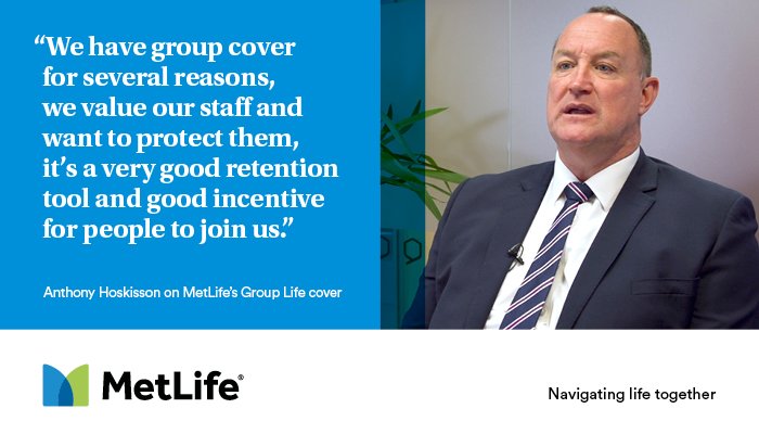 #SmallBusiness can look to strengthen staff loyalty and be there for their #employees during the most difficult times with MetLife's Group Life Cover. bit.ly/ML_GroupLife